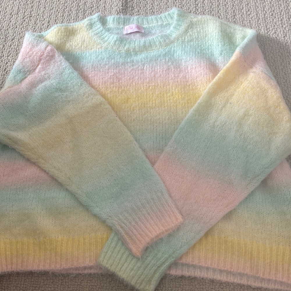 Pink Lily multi-colored sweater